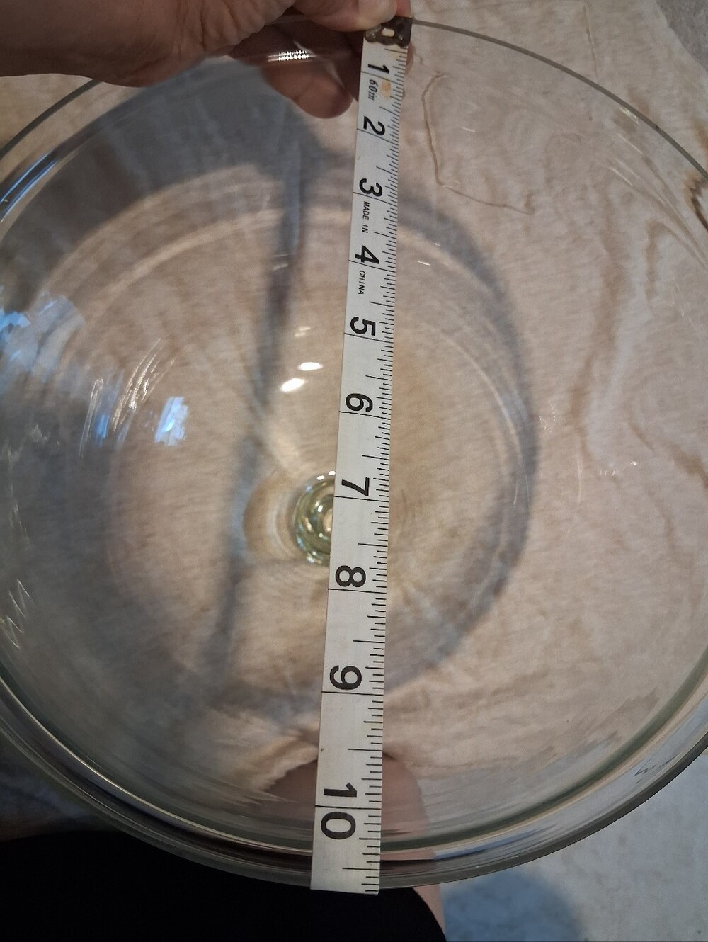Clear Glass Dome Cake Stand with Natural Wood Base - Picture 9 of 10